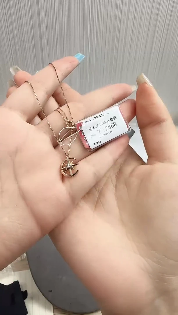 项链钻石18K金镶嵌B2599908908414