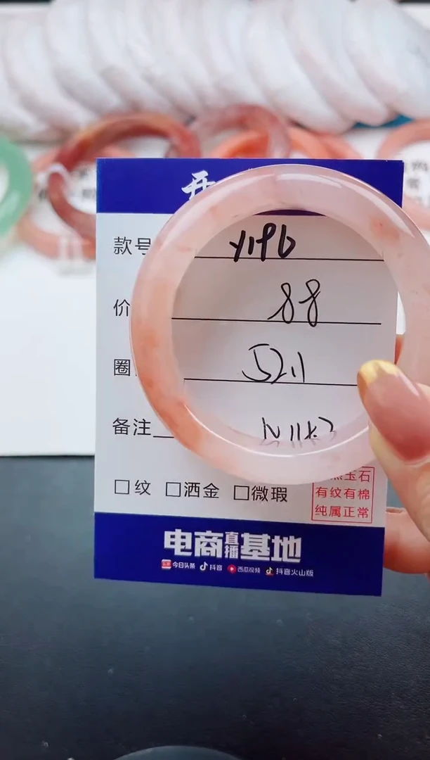 未镶嵌手镯石英质玉Y196--52.1