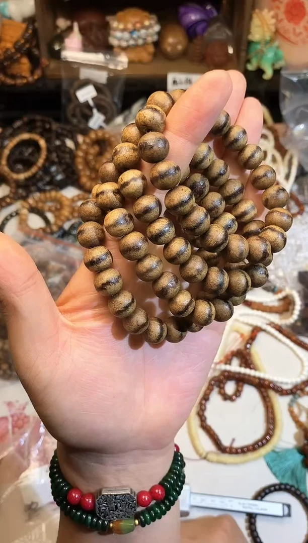 非洲檀香手串/手链卡12一线单圈