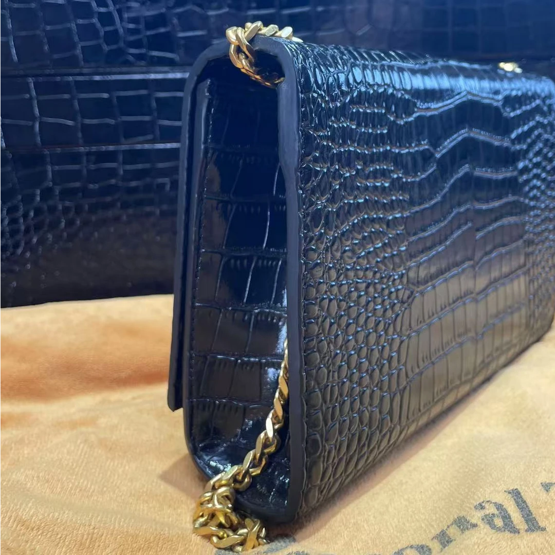 HIRMRIS手工真皮包550761-黑   黄流苏阳