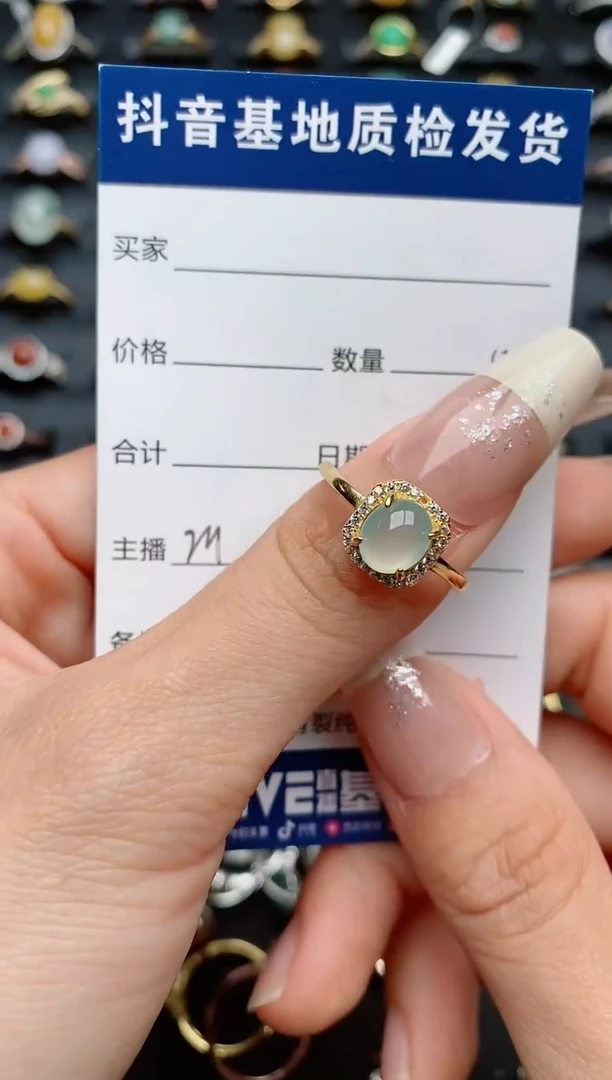 【闪购商品】翡翠戒指银S925镶嵌...........