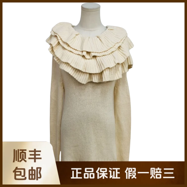 妃鱼/华伦天奴/羊毛/连衣裙/95新/沐九17