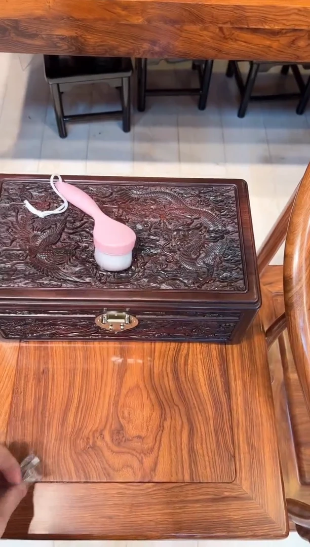 【闪购商品】红酸枝木类家具首饰盒