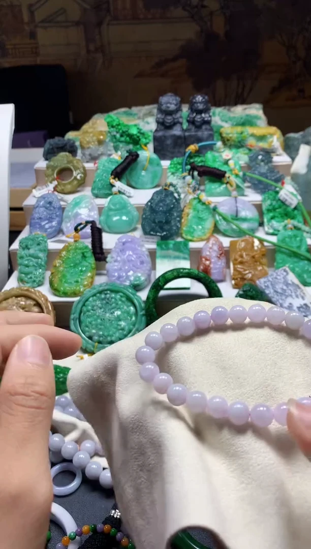 颈饰未镶嵌翡翠天然A货翡翠