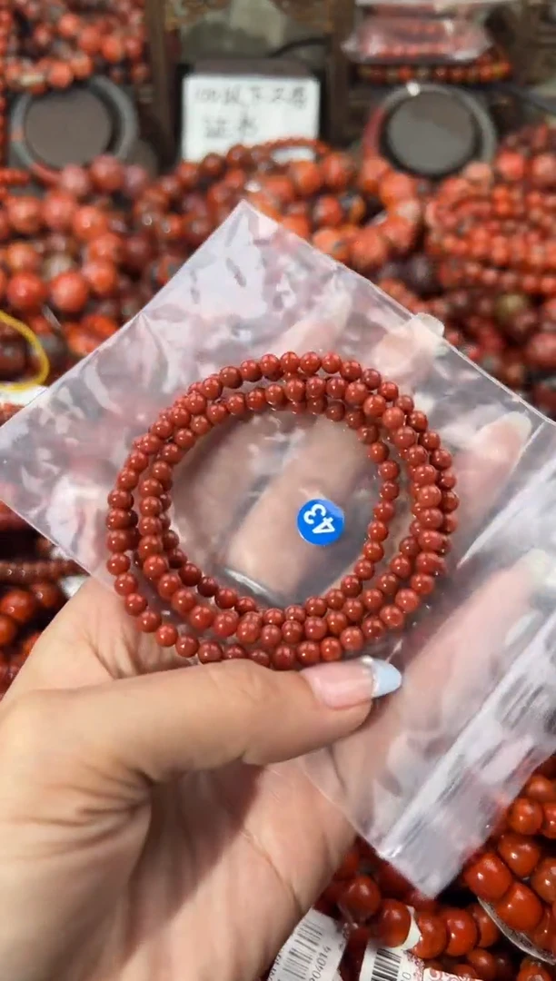 未镶嵌手串南红玛瑙4+