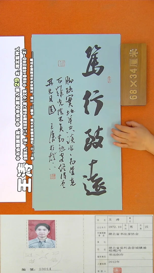 书法89R王涛书法作品