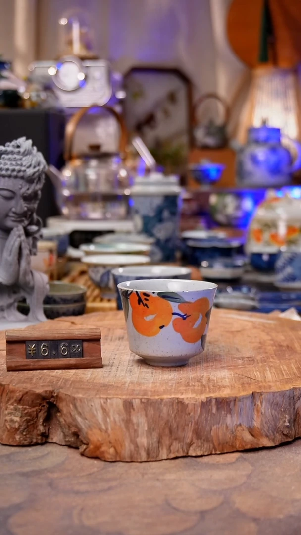 摆件柿子手工手绘手工手绘