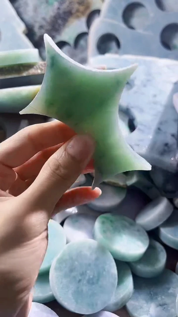 翡翠裸石缅甸翡翠A货陈6648