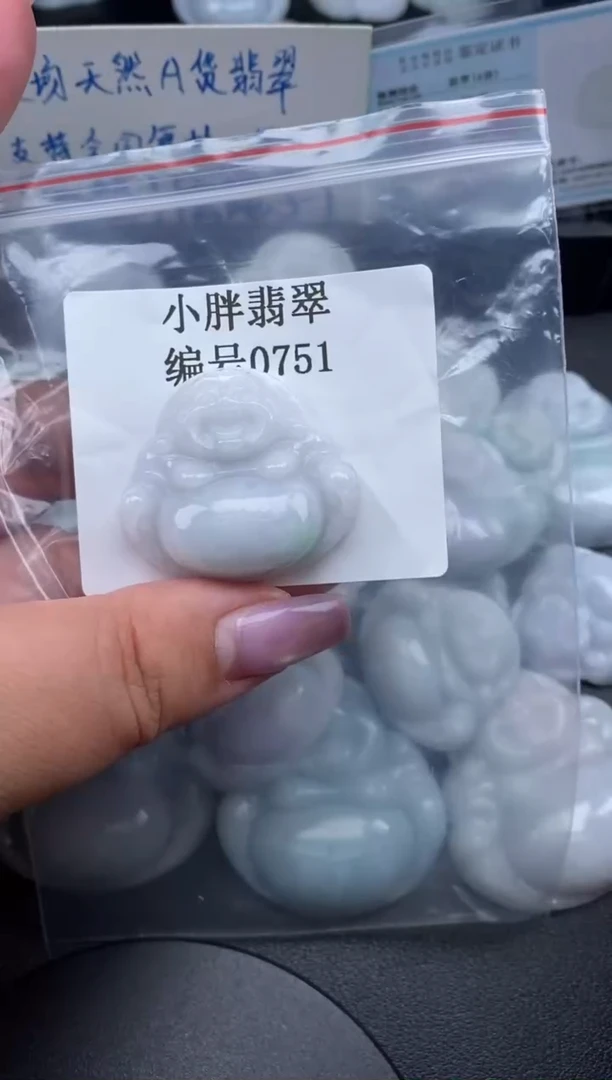 翡翠未镶嵌颈饰缅甸天然A货翡翠0751
