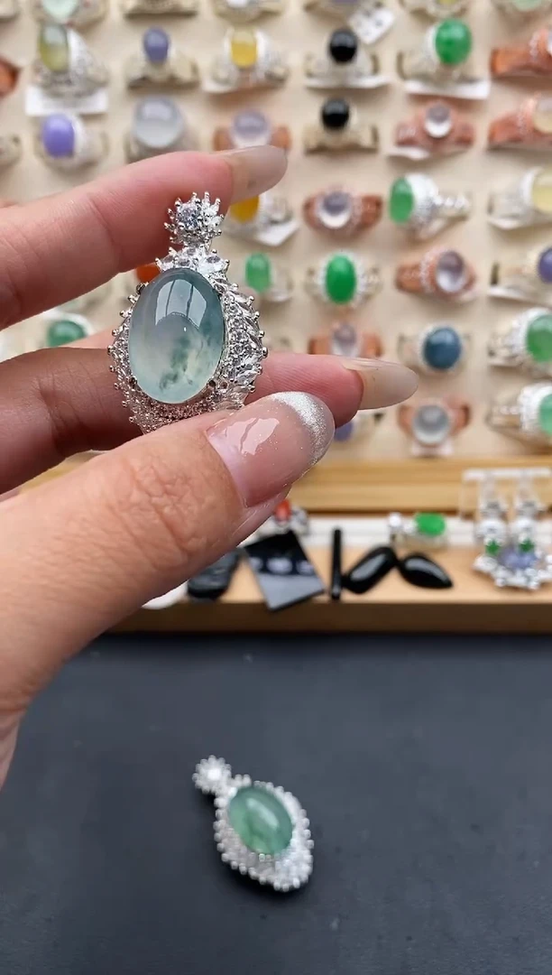 未镶嵌戒指翡翠?****熙缅甸天然A货翡翠2  2-