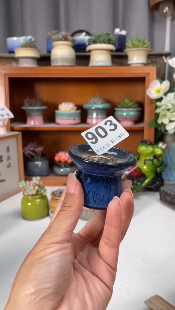 瓷片903知木小芳花盆编号