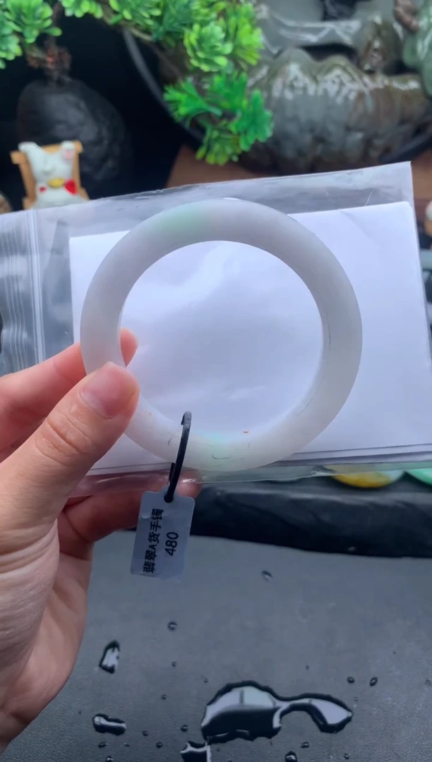 未镶嵌手镯定制翡翠56-65 卡6+