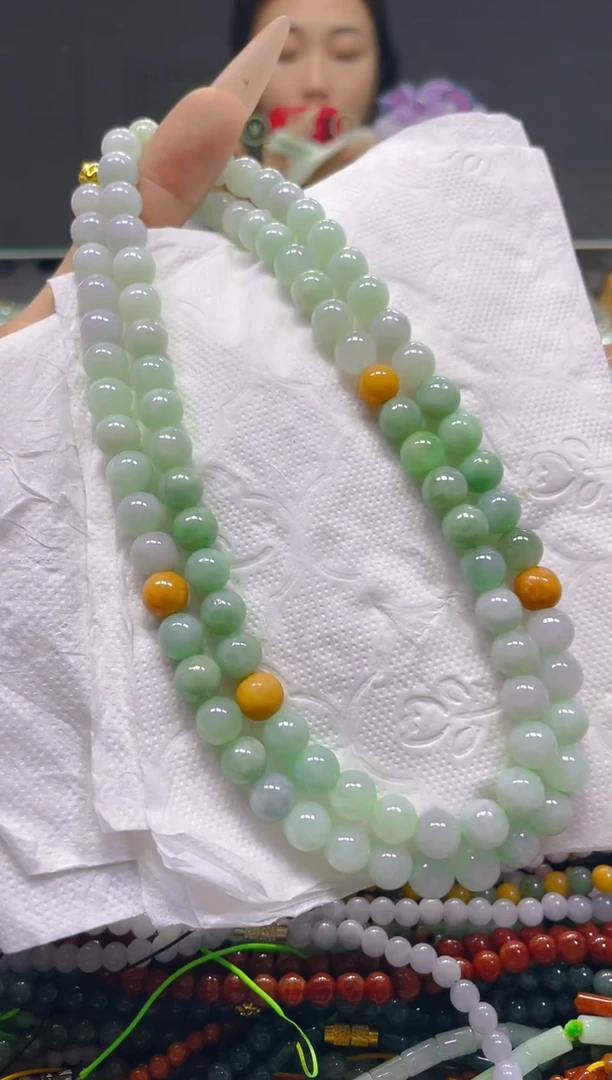 颈饰未镶嵌翡翠7MM