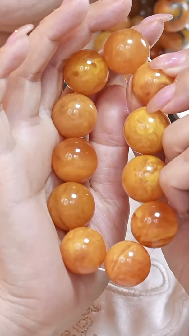 蜜蜡颈饰未镶嵌8496天然蜜蜡珠宝奇石云端妖孽全部保真