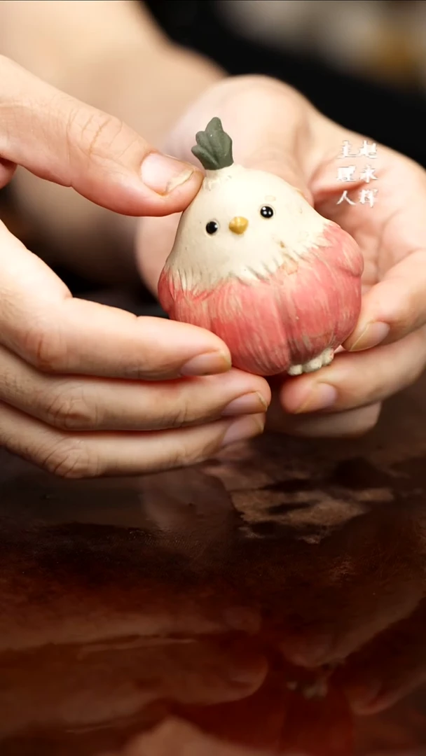 紫砂茶宠紫砂 蒜鸟