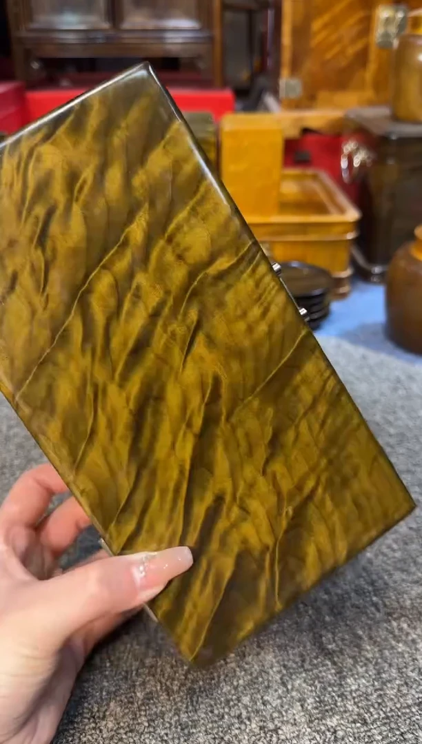 【闪购商品】乌木类成套家具阴沉乌木首饰盒Y191