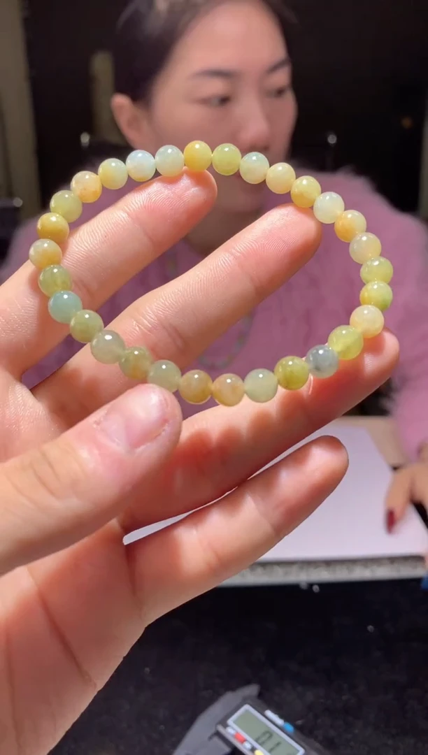 未镶嵌手链翡翠天然缅甸珠串拍一发一