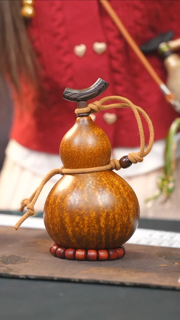 【闪购商品】WB149大漆酒葫芦不包手串及旋转底座