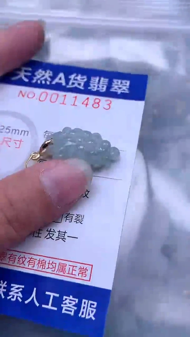 翡翠未镶嵌吊坠(不含链)1
