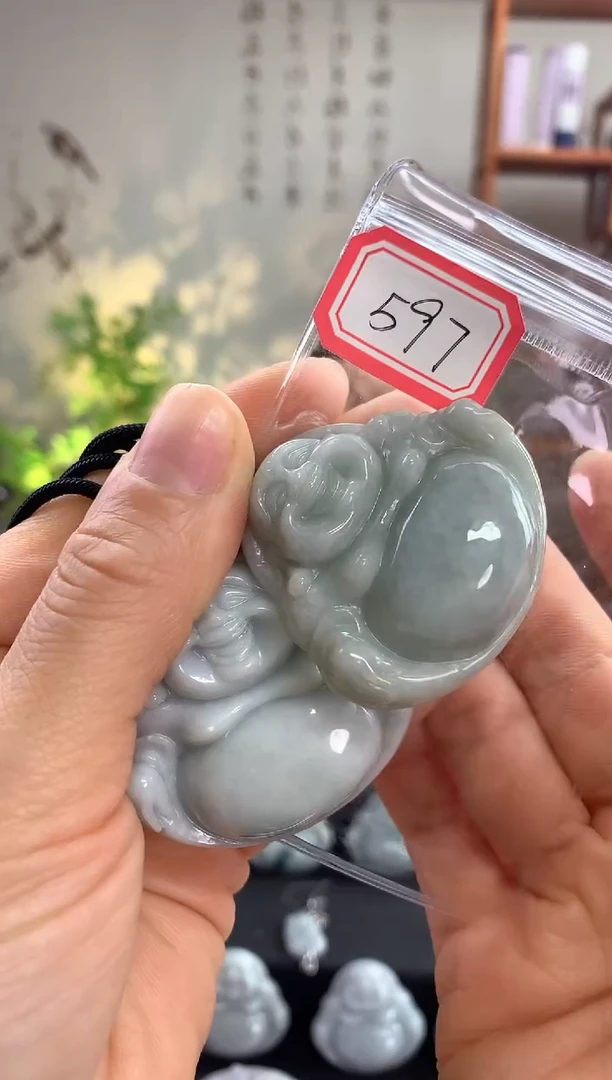 【闪购商品】翡翠颈饰未镶嵌佛公597 多样性发一件