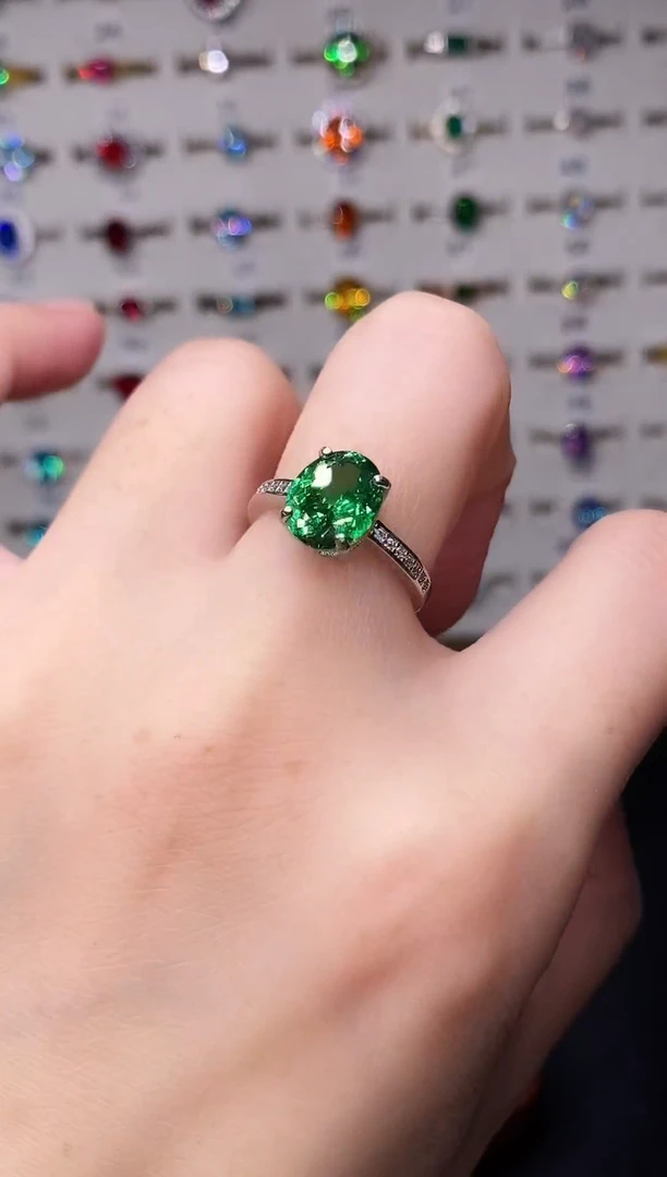 5克拉碧玺（处理）欧美风戒指