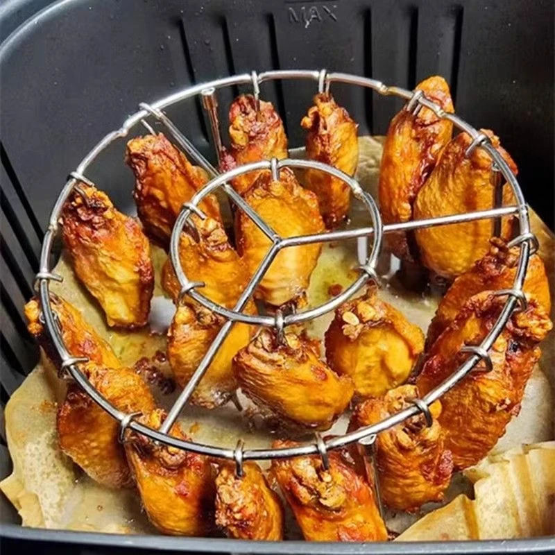 空气炸锅吊炉挂串架立式签子烤箱架烤串支架不锈钢烧烤烤肉挂架