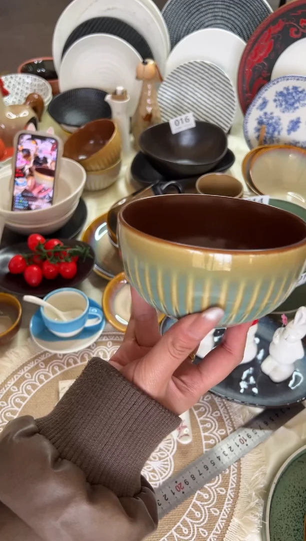 新骨瓷020瑕疵 素彩绿5寸碗