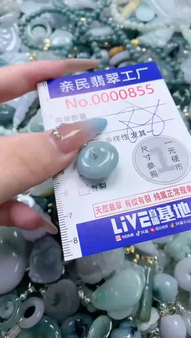 翡翠未镶嵌吊坠(不含链)855