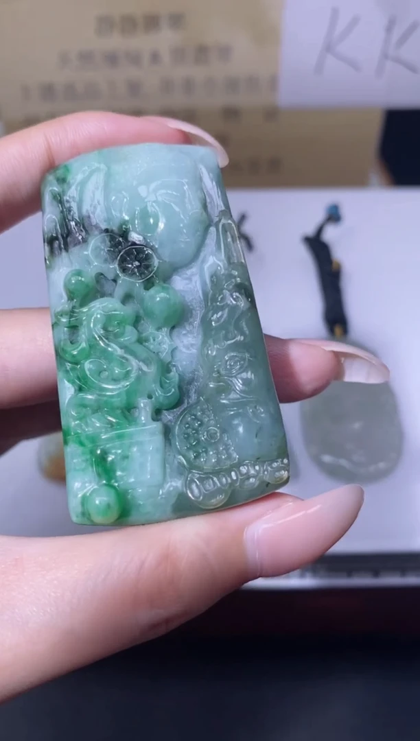 颈饰未镶嵌翡翠34710