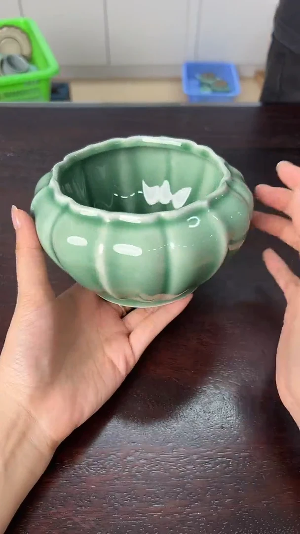 龙泉云间青瓷小米茶器
