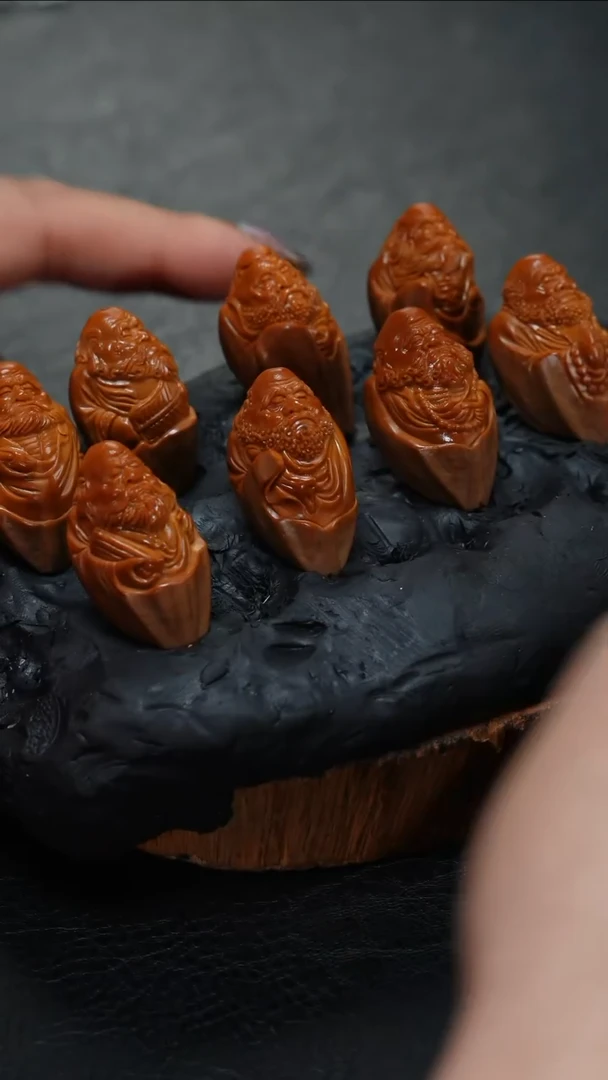 橄榄核手串/手链鱼子精品核雕