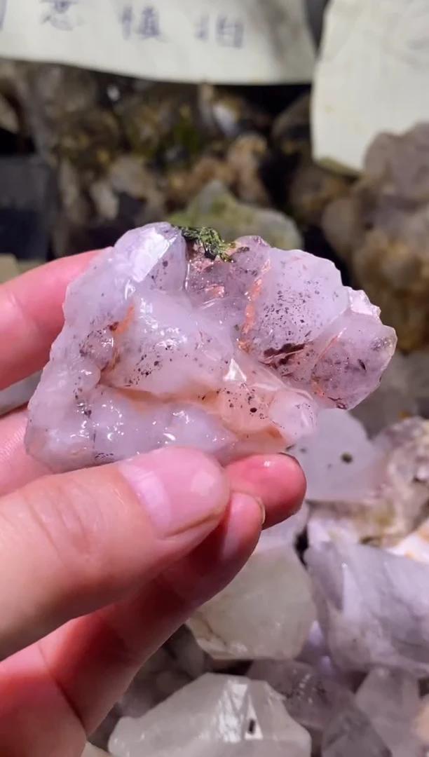 未镶嵌珠宝半成品水晶7号68g四川超七花园水晶