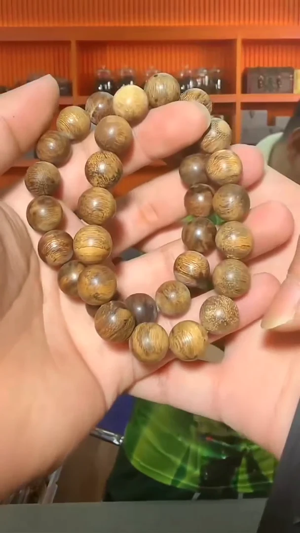 沉香手串93号沉水单圈22g多样性发一