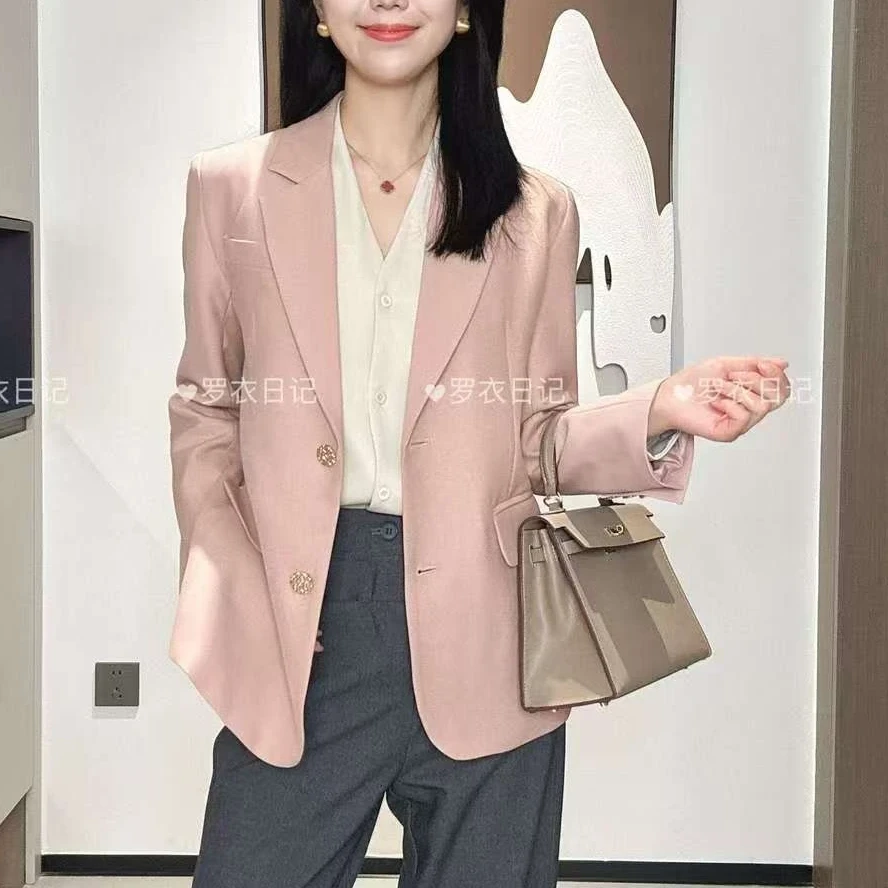 休闲星空微闪小西装外套女2025新款春季百搭显瘦西服女上衣气质