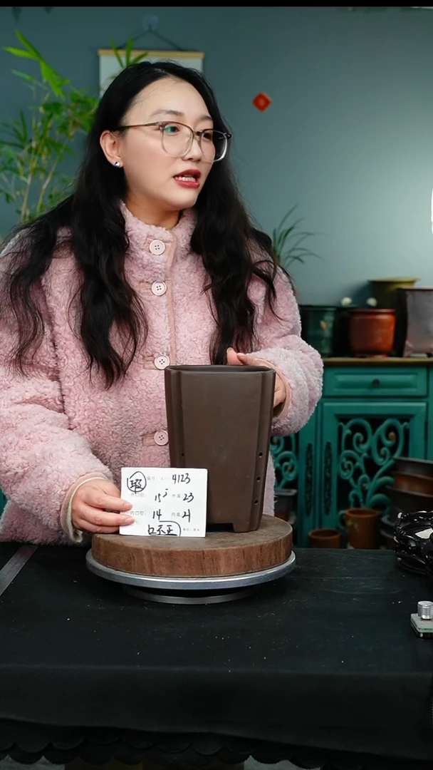 紫砂花盆4123瑕疵紫砂花盆