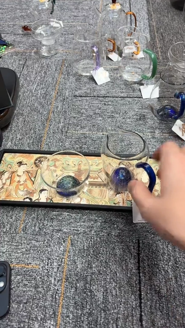 禾器斑斓沁然茶海+无包装禾器斑斓清杯样品默认微瑕