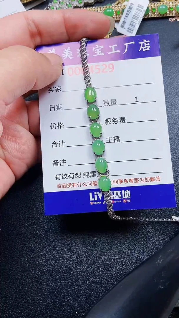 颈饰银S925镶嵌翡翠1529
