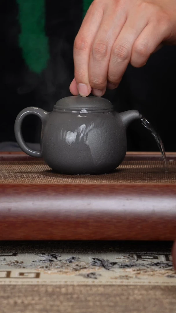【闪购商品】紫砂茶壶微瑕匏樽天青半手工