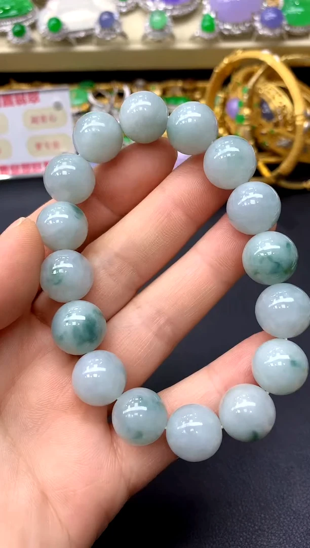 未镶嵌手串翡翠7-中国好珍宝