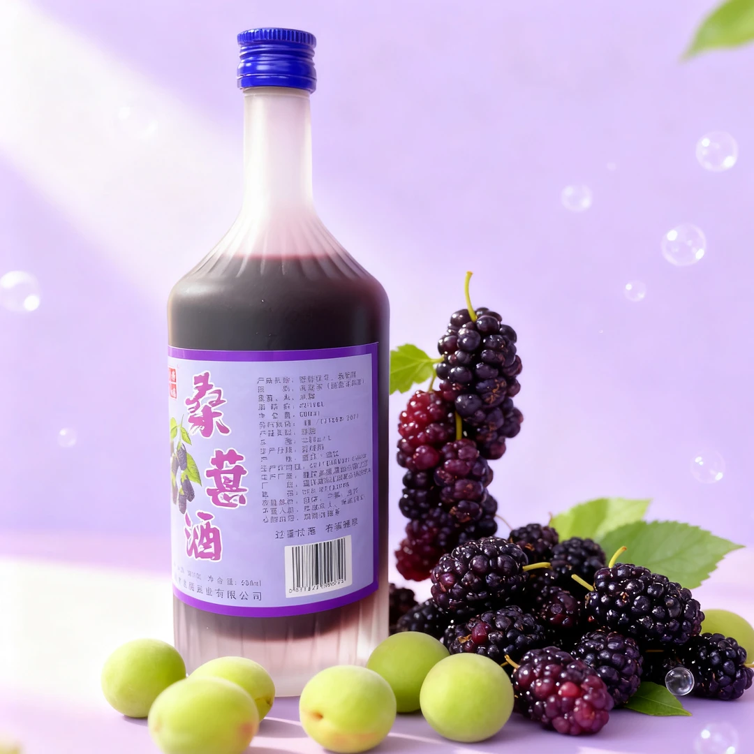 【桑葚酒】30度500ml—夏饮冰凉  果香浓郁  夏日必备