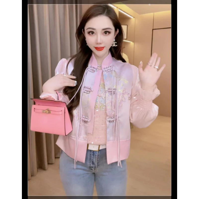 【月前光影】重工钉珠刺绣新中式国风轻奢时尚百搭马甲24Y21