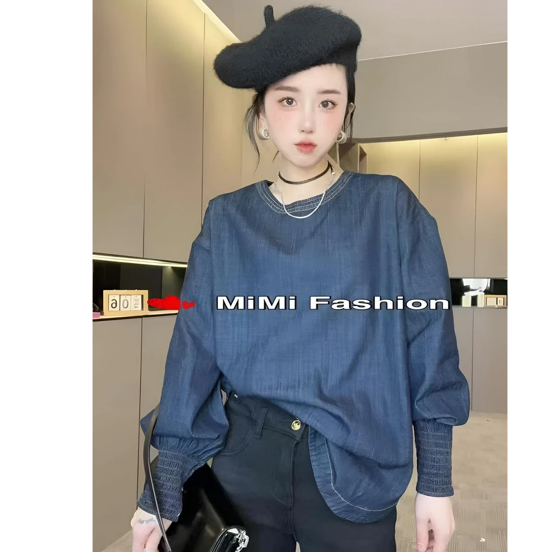 休闲牛仔系类衬衫外套气质时尚百搭