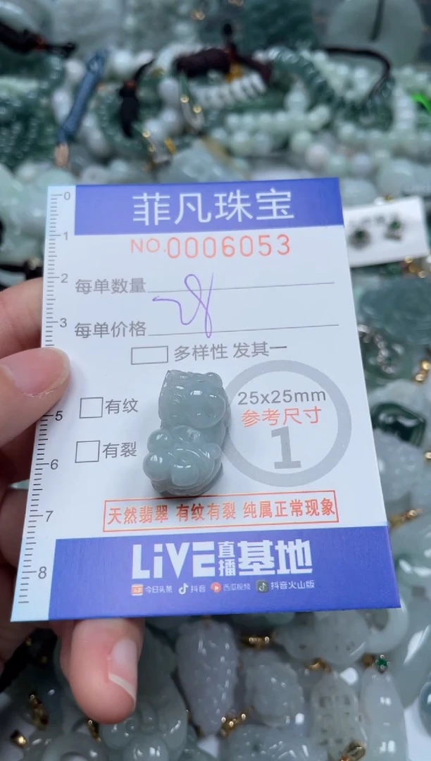 【闪购商品】翡翠颈饰未镶嵌00..6053