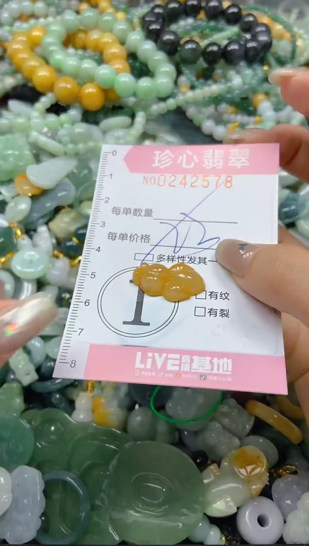 翡翠未镶嵌颈饰闪购0242578多样性发其一