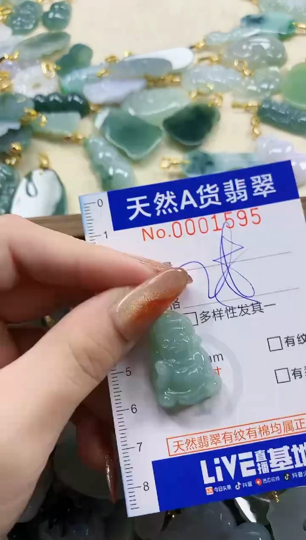 颈饰未镶嵌翡翠天然A货翡翠