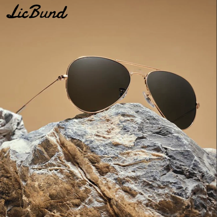 「飞行员」防紫外线男女偏光太阳镜时尚复古司机专用墨镜耐磨蛤蟆镜