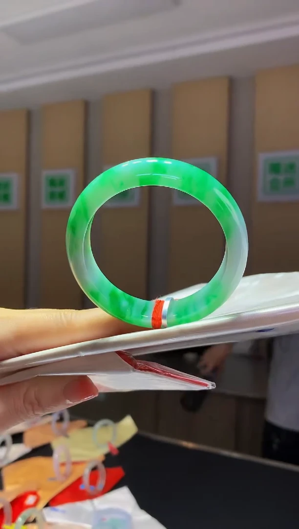 未镶嵌手镯翡翠- 圈口53.1 全款22万 定金2万