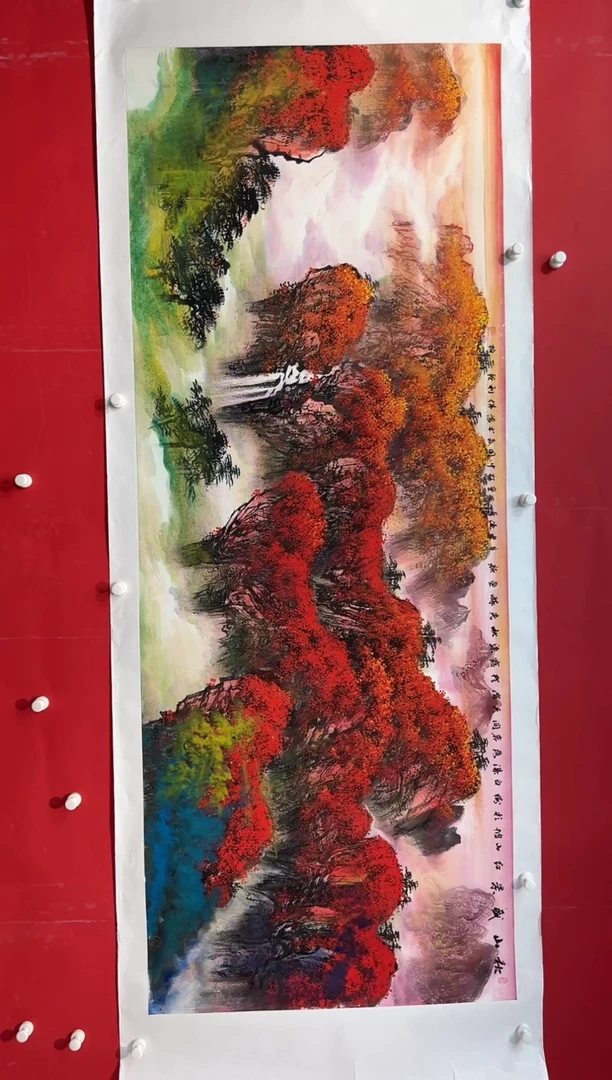 国画画家陆远华纯手绘原作
