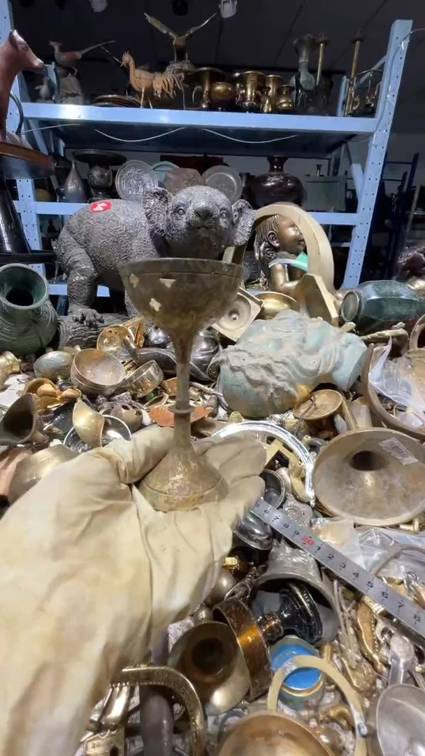 摆件1铜器摆件茶盏摆件