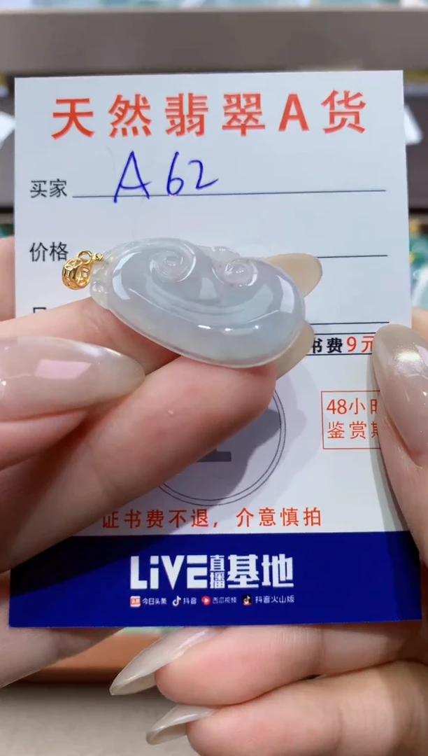 颈饰未镶嵌翡翠天然翡翠A货挂件